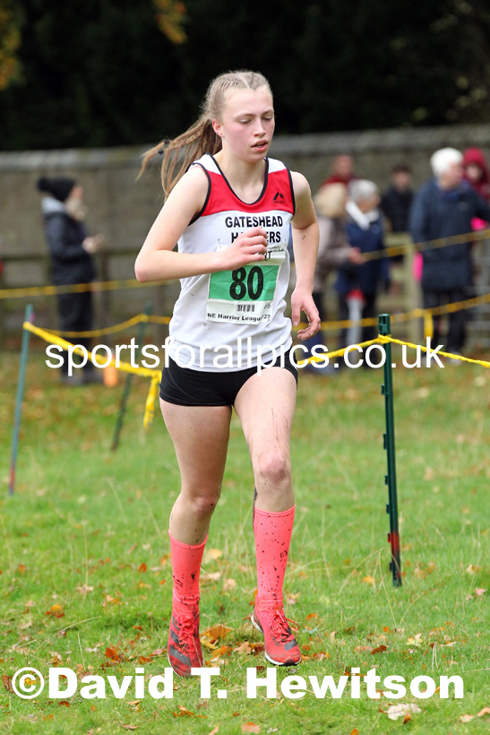 Girls under-15s 2021 NEHL Lambton Castle near Chester le Street, County Durham. Photo: David T. Hewitson/Sports for All Pics